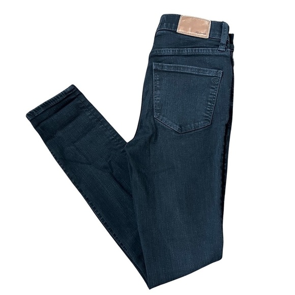 Madewell 9" Mid-Rise Roadtripper Skinny Jeans in Bennett Wash Black Sz 24 (00) - Picture 9 of 11